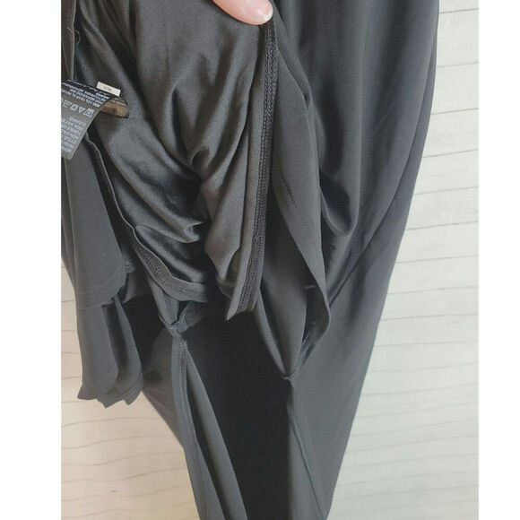 WHITE HOUSE BLACK MARKET SLEEVELESS V NECK MAXI DRESS IN BLACK, SZ 0 - Picture 7 of 15